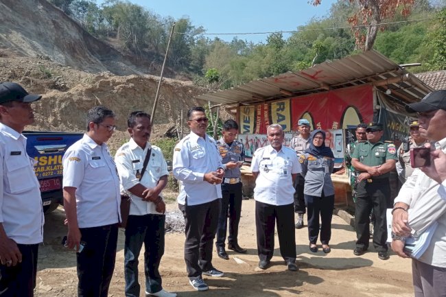 Pengawasan Tambang oleh DPMPTSP Kab. Klaten di  Kec. Wedi dan Kec. Bayat