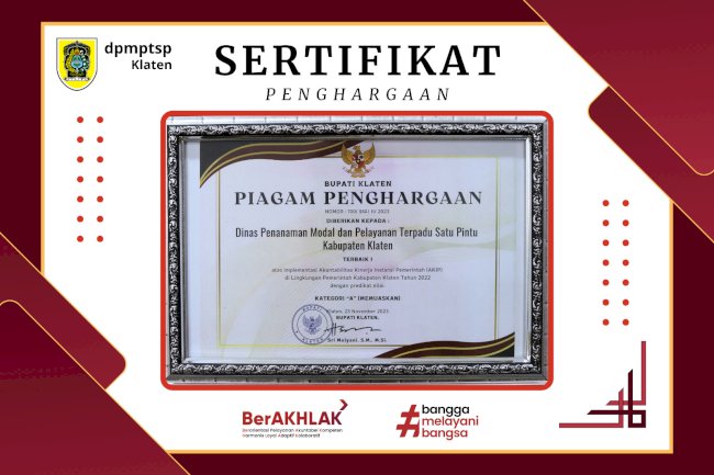 PIAGAM PENGHARGAAN