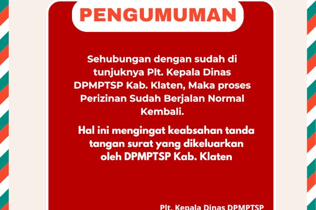 PENGUMUMAN
