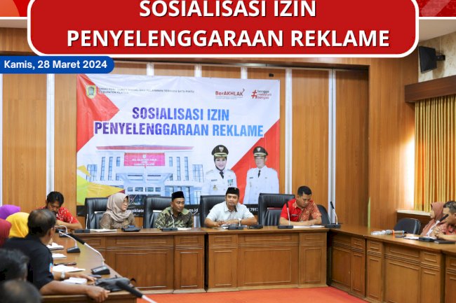 Dinas Penanaman Modan Dan Pelayanan Terpadu Satu Pintu (DPMPTSP) Kabupaten Klaten Menggelar SOSIALISASI IZIN PENYELENGGARAAN REKLAME