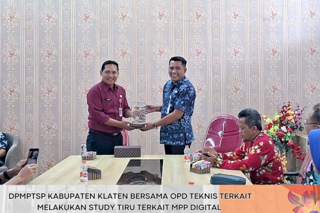 Studi Tiru Terkait MPP DIGITAL ke DPMPTSP Sragen