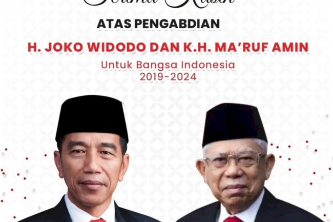 TERIMA KASIH ATAS PENGABDIAN @jokowi Dan @kyai_marufamin UNTUK BANGSA INDONESIA 2019-2024