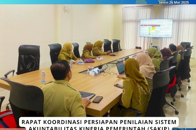 Rapat Koordinasi Persiapan Penilaian Sistem Akuntabilitas Kinerja Pemerintah (SAKIP) Tahun 2025 dengan Inspektorat