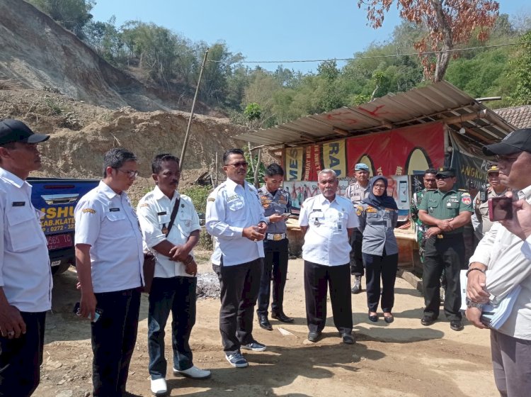 Pengawasan Tambang oleh DPMPTSP Kab. Klaten di  Kec. Wedi dan Kec. Bayat