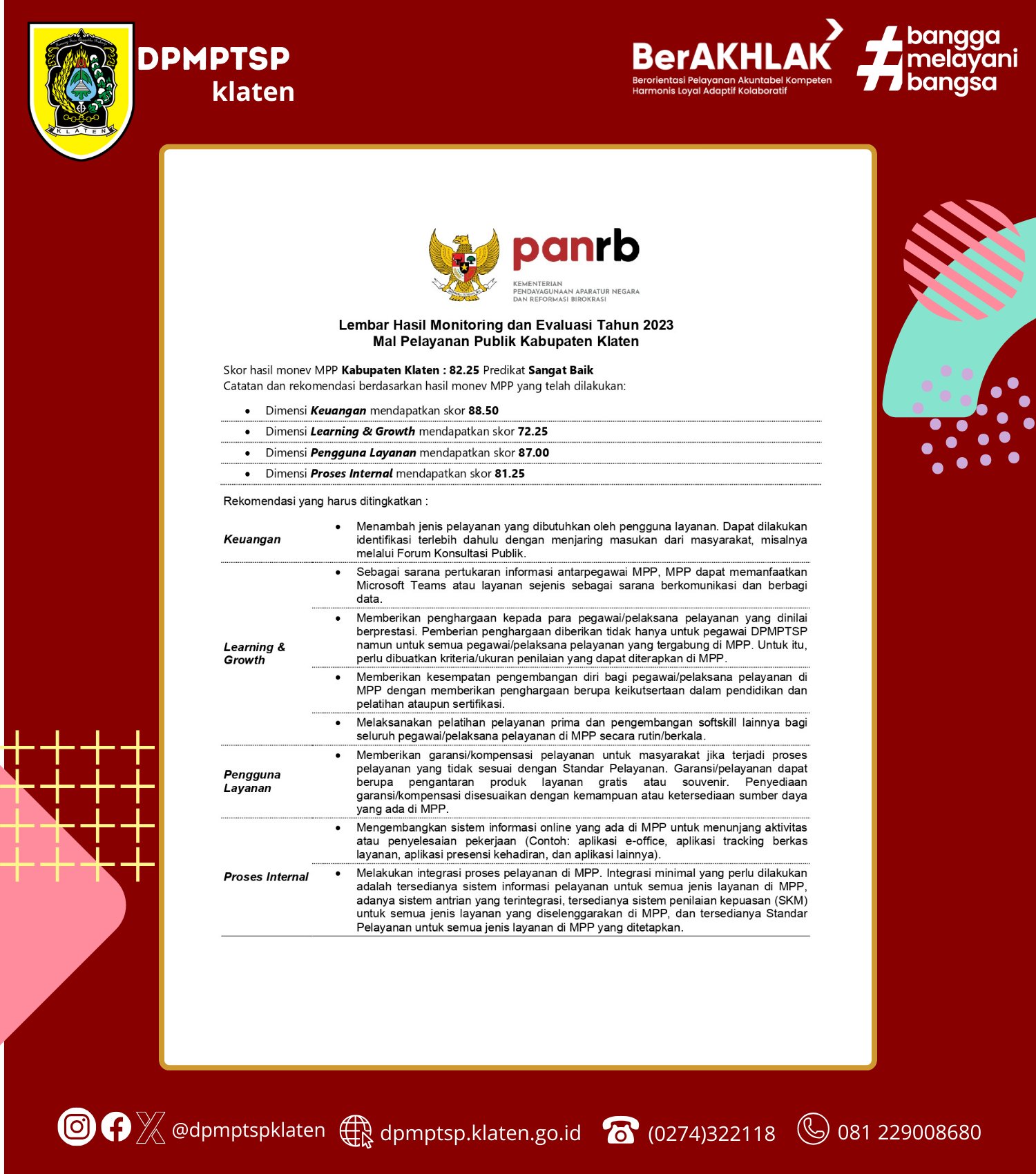 Kebijakan penyelenggaraan Mal Pelayanan Publik (MPP)