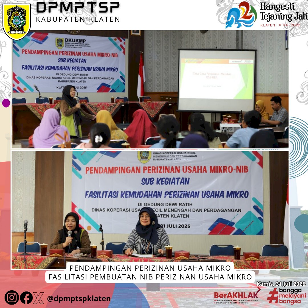 Fasilitas Kemudahan Perizinan Usaha Mikro Tahun 2025