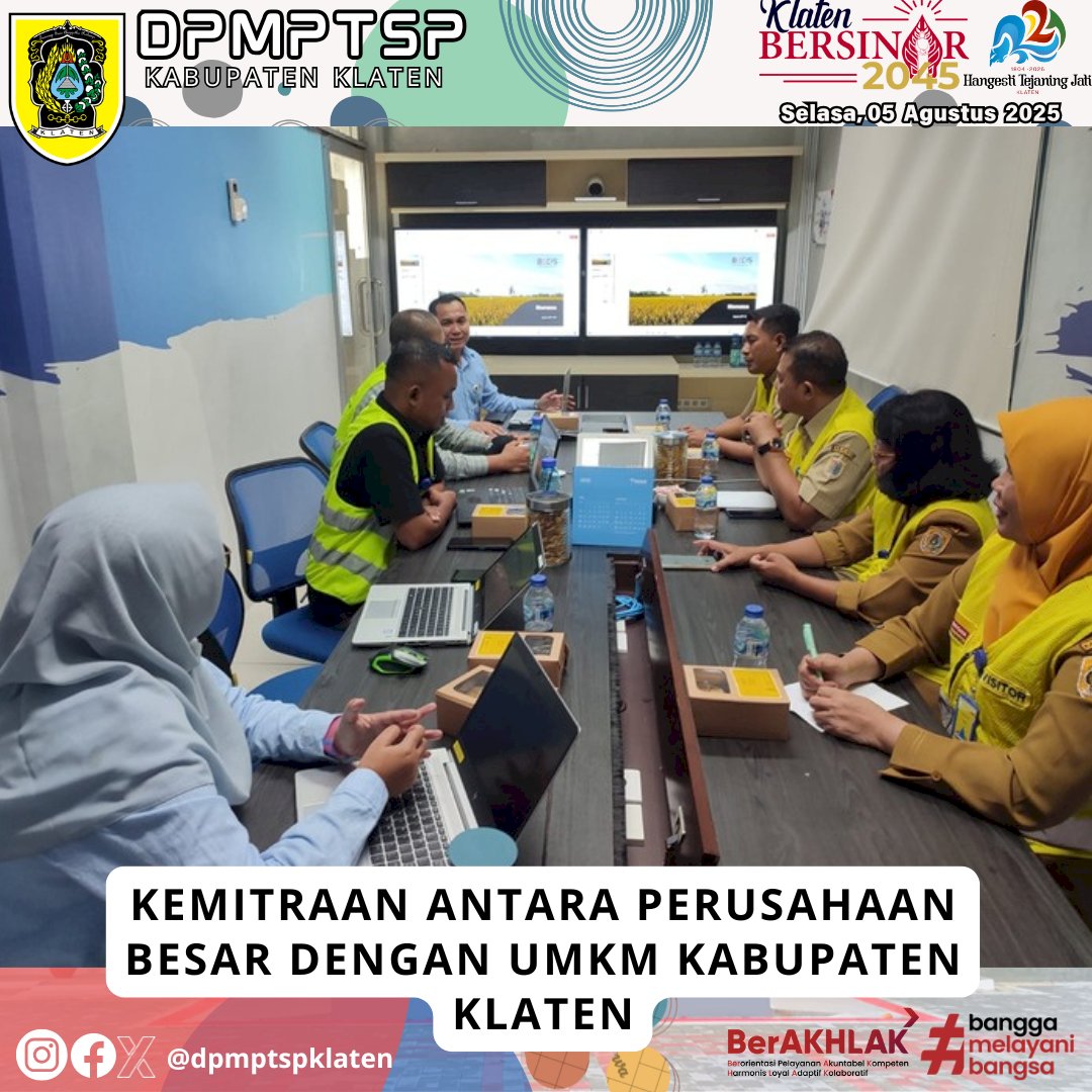 kunjungan Lapangan mengenai UMKM penghasil Sekam yang rencananya akan dimitrakan dengan PT.BECIS (Perusahaan yang bergerak di bidang energi terbarukan, khususnya bioenergi, dengan model bisnis Energi sebagai Layanan